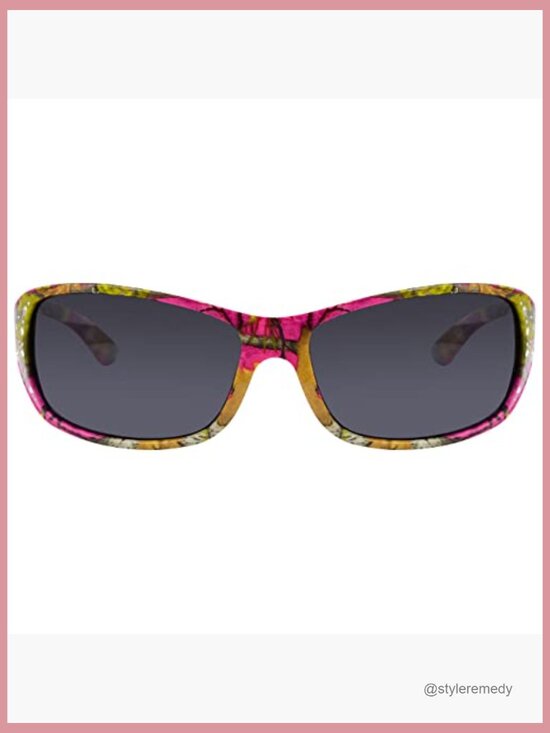 Polarized Sport Sunglasses with Polycarbonate Frame, Microfiber Pouch